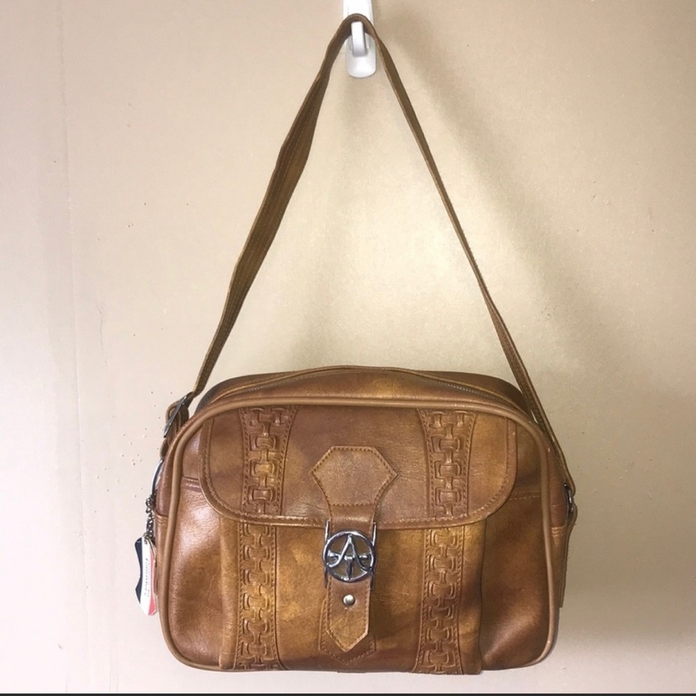 Vtg 70s American Tourister weekender carry on bag